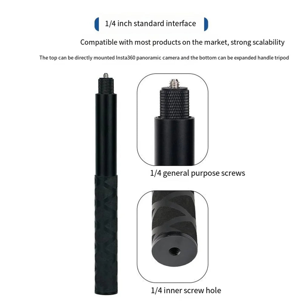 Motorcycle Bike Adjustment Handlebar Mount Invisible Selfie Stick Bicycle Monopod for GoPro 12 Insta360 One R Camera Accessories
Allows for over the rider recording