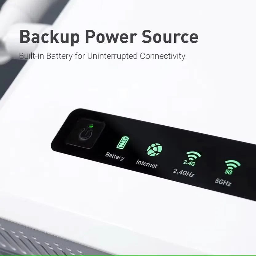GL.iNet Puli AX GL-XE3000 Wi-Fi 6 5G NR Cellular Router Portable Dual Band (2.4GHz) and 2402Mbps (5GHz),Dual SIM Slot,6400mAh Battery, OpenWrt, VPN, Remote Work, T-Mobile & AT&T IoT Certified, Office,