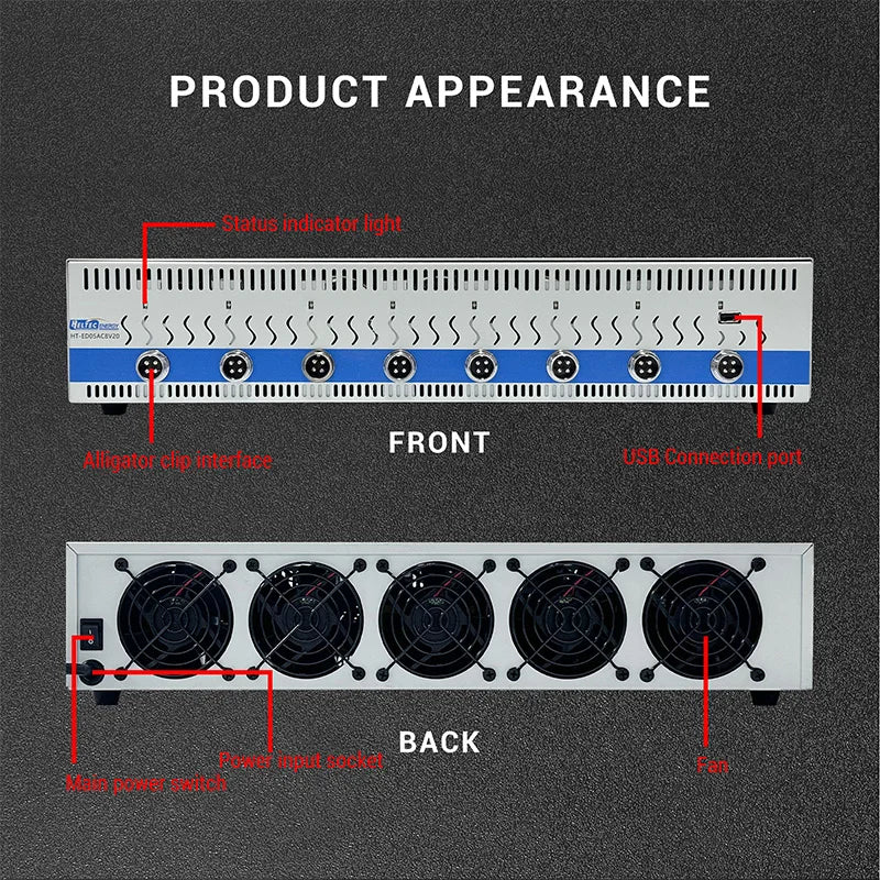 Hybrid Vehicle Battery Charger Discharger Equalizer Repair Machine 5A NIMH Battery Analyzer for Toyota Prius 04/06/08/012 Cells