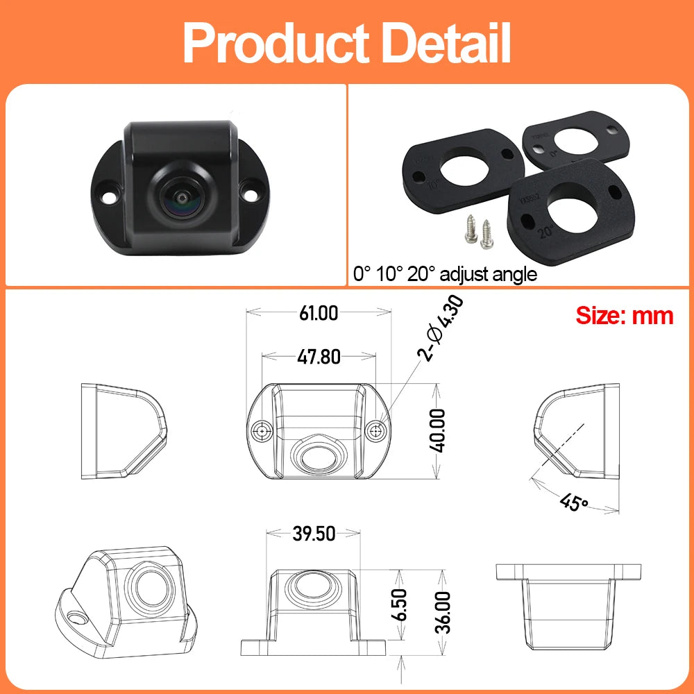 Carsanbo Bus RV Truck Van Ai 360 Panoramic Camera System with 3D Bird Eye View MIS2031 Car Camera DVR Recorder Calibration Cloth