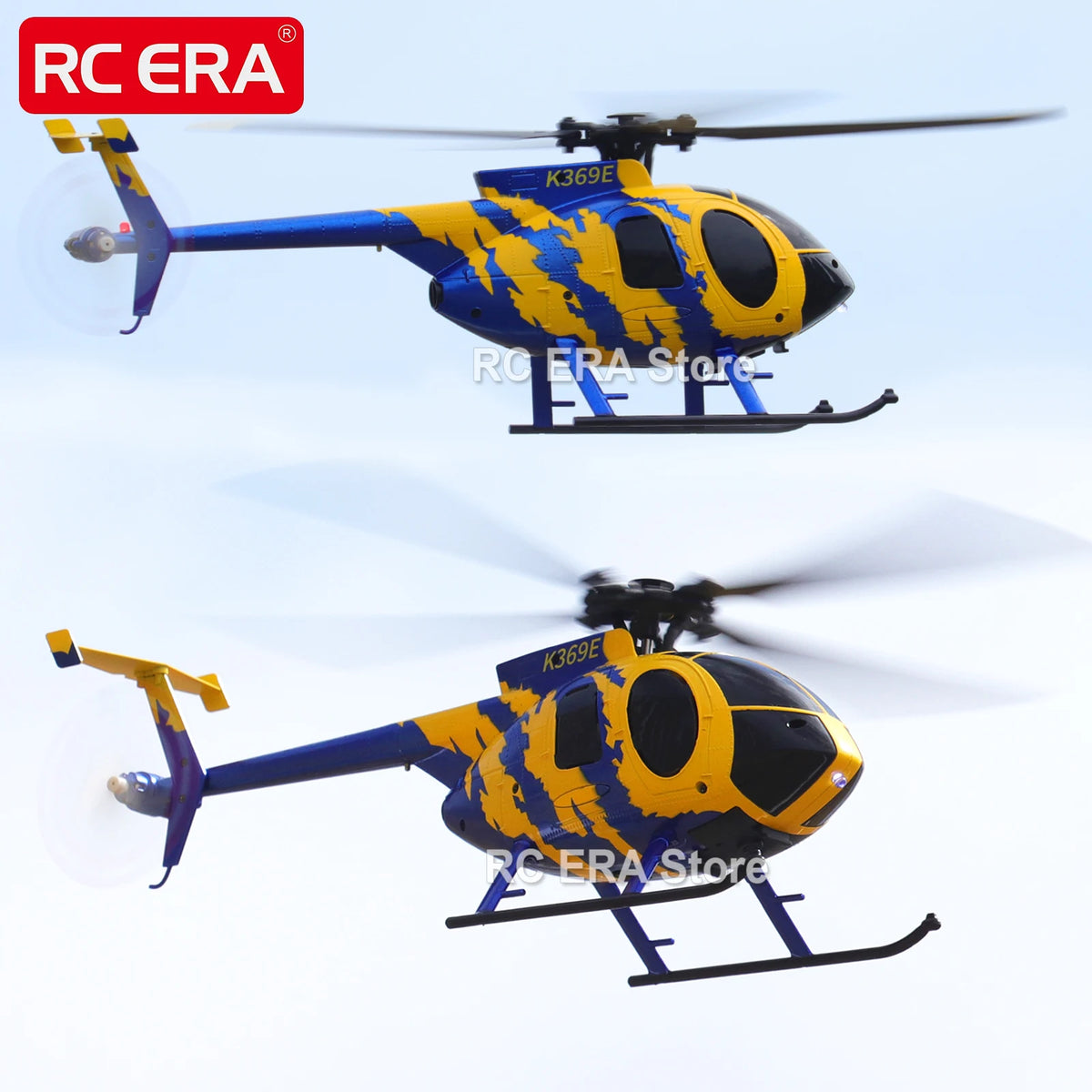 RC ERA C184 Mini MD500 with Optical Flow Sensor Scale Micro RC Helicopters for Adults Beginner Remote Control Hobby Toys Gift
