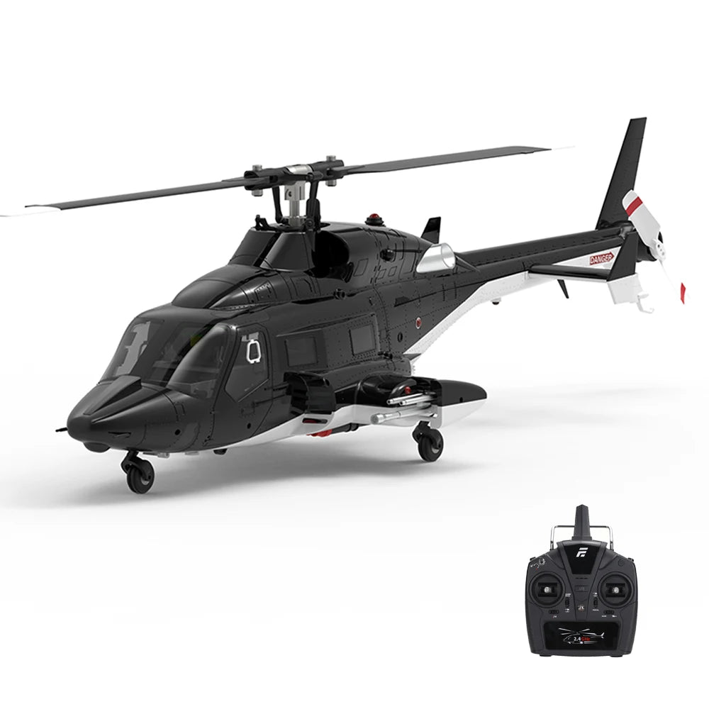 Eachine E188 AirWolf 2.4G 6CH 6G Optical Flow Localization LiDAR TOF Altitude Hold One Key Inverted Flight 1:34 RC Helicopter